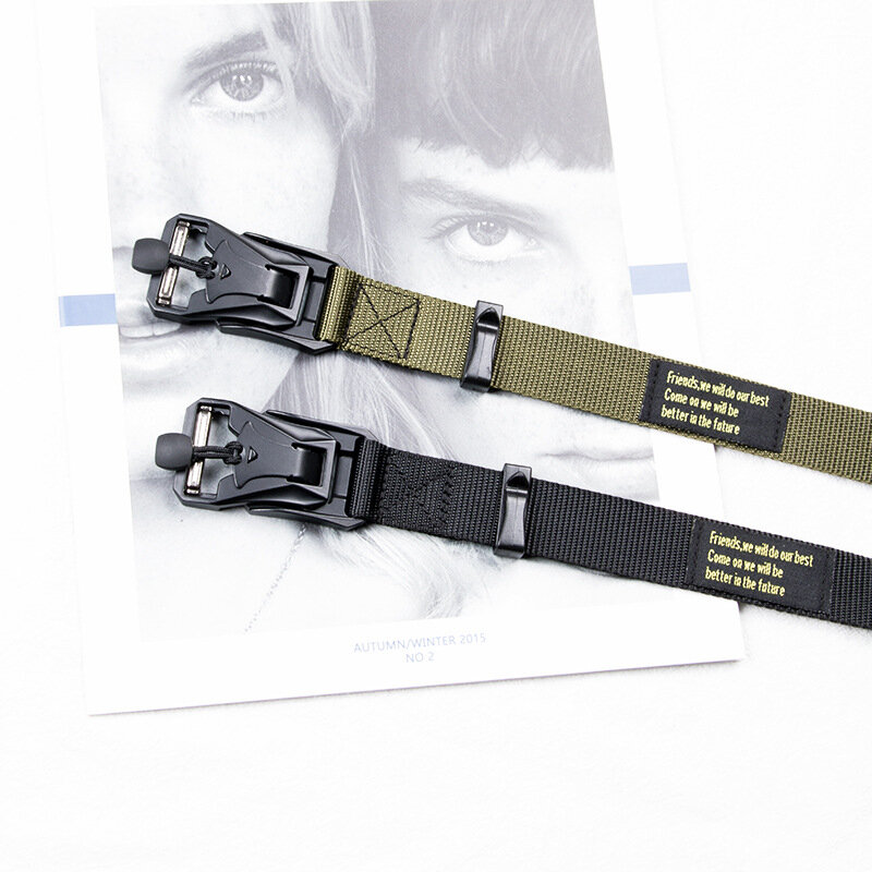 Magnet Buckle Outdoor Tactical Belt Magnetic Unisex Function Combat Survival High Quality Marine Nylon Soft