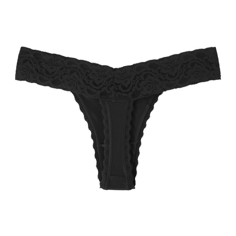 10 Stks/pak Elegante Kant Katoen Vrouwen G-string Thong Plus Size Slipje Ondergoed Sexy Modis Underpants Dames Tanga Lingerie