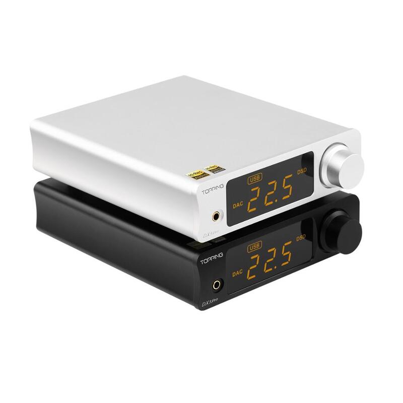 Topping-Amplificador de decodificação dx3 pro ladc edition, solução rígida, saída para fone de ouvido TPA6120A2, Bluetooth AK4493 USB dac xmos xu208 dsd512
