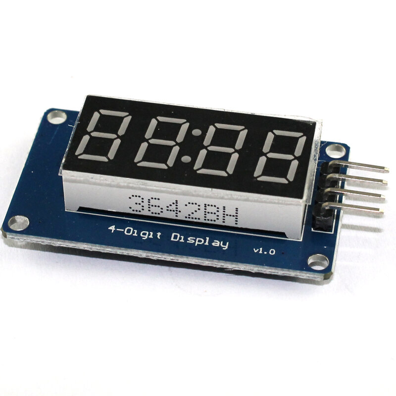 TM1637 светодиодный Дисплей модуль для Arduino 7-сегментный 4 биты 0,36 дюйма часы красный анод цифровой трубки четыре Последовательный драйвер печа...