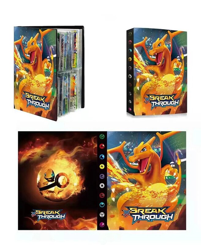 VMAX GX-álbum de cartas de Pokémon para niños, carpeta de colección con soporte EX, tarjetas de juego de 240 piezas, regalo de juguete