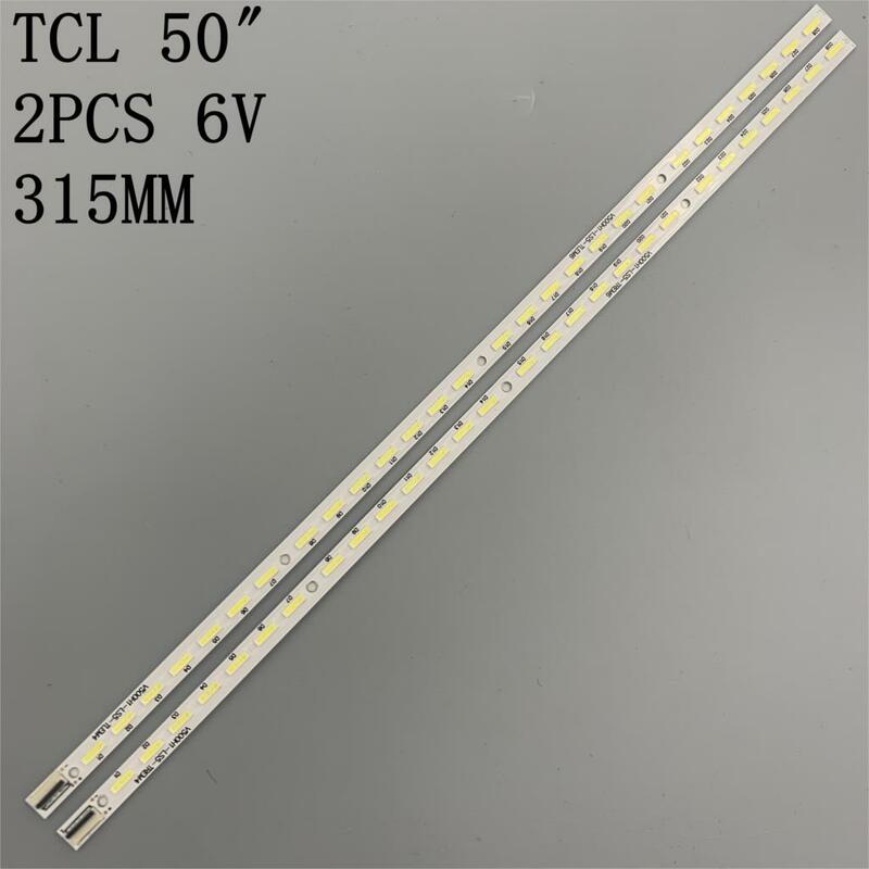 Lampu Latar LED Strip untuk L500H1-4EB V500H1-LS5-TLEM4 V500H1-LS5-TREM4 V500H1-LS5-TLEM6 V500H1-LS5-TREM6 L50E5090-3D V500HK1-LS5