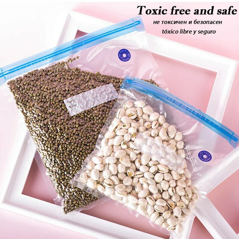 2021New Food Cooked Food Preservation StorageBag Anti-Mould More Space Saver Kitchen ZiplockBag Compression Bag With Accessories