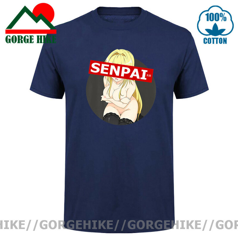 GorgeHike-Camiseta de Anime Ahegao para chica japonesa, ropa de Nerd Hentai Senpai, Material Geek Waifu, Otaku Waifu, novedad