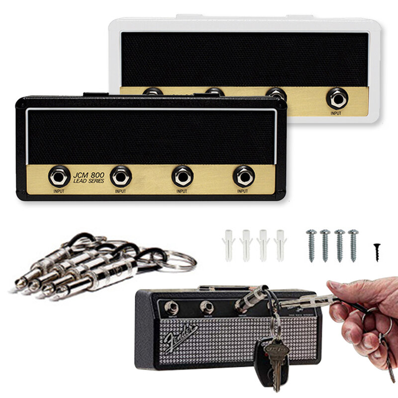 Держатель для ключей «стена», крутой музыкальный гитарный держатель для ключей, винтажный усилитель, украшение для дома, подарок, Новинка