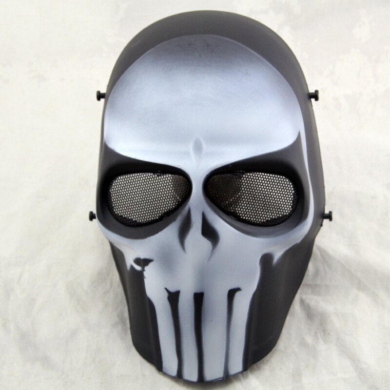 Армейская пейнтбольная маска с черепом на все лицо, для Хэллоуина, для военных игр, стрельбы, охоты, военные тактические маски для страйкбол...