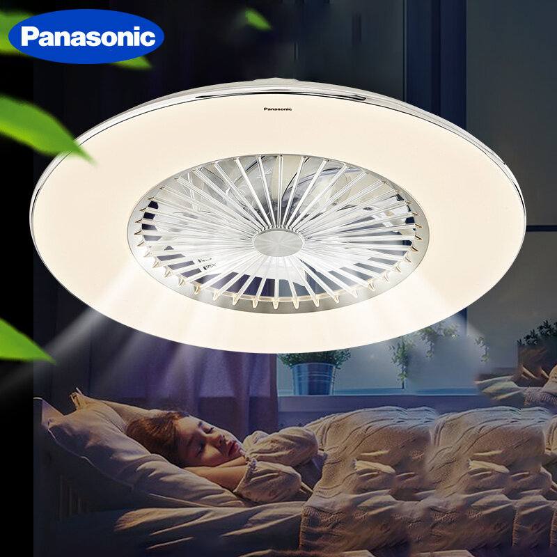 Panasonic LED Ventilatore A Soffitto Luce con Dimmer Telecomando Grande Formato 23 Pollici In Camera Camera Da Letto Soggiorno Lampada Ventilatore