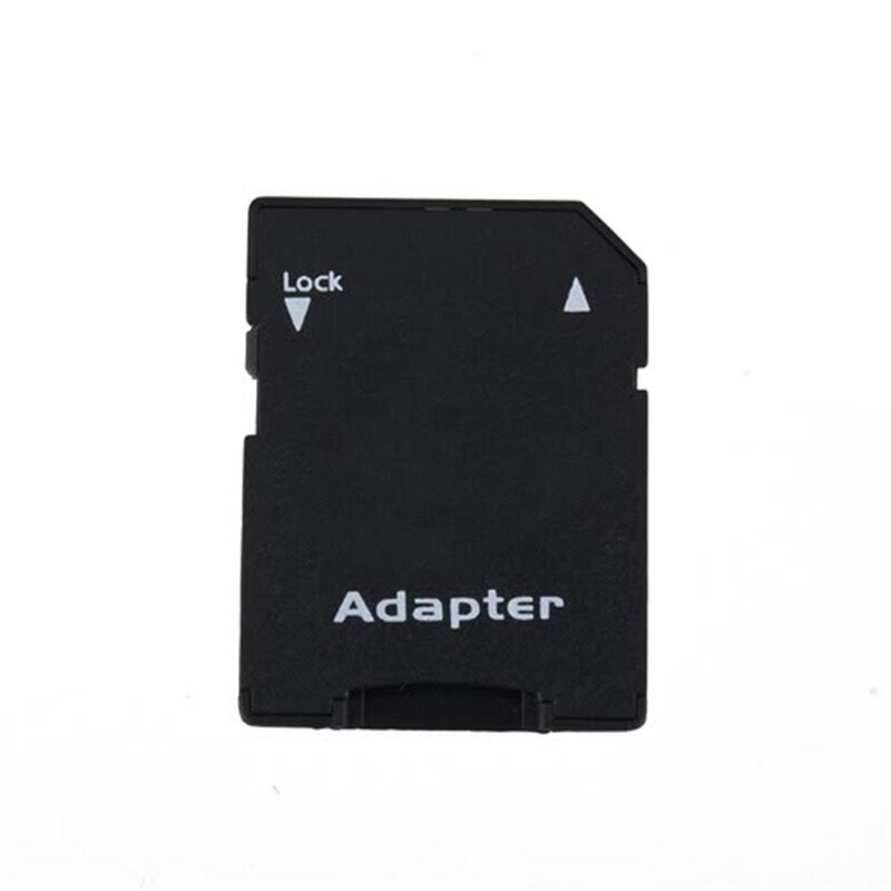 Black Full  Lockable to Protect Contents 10pcs TF T-Flash Trans-flash Card to Memory Card Convert Adapter