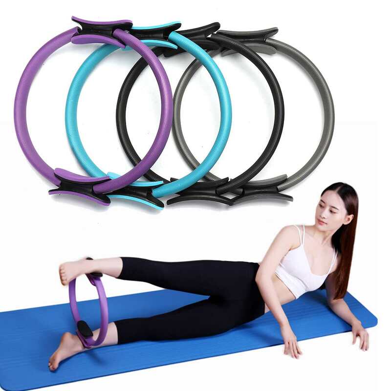 Gym Workout Pilates Accessories 5Color Professional Yoga Circle Pilates Sport Magic Ring Women Fitness Kinetic Resistance Circle