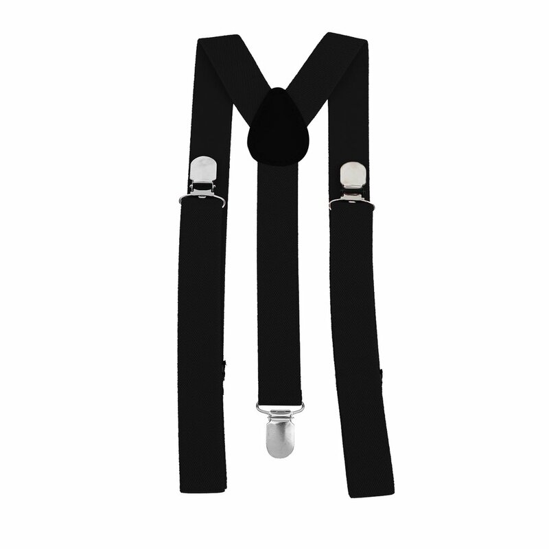 Bretelle regolabili per adulti a forma di Y elastico donna uomo bretelle elasticizzate con Clip 3 Clip pantaloni bretelle accessori per camicie