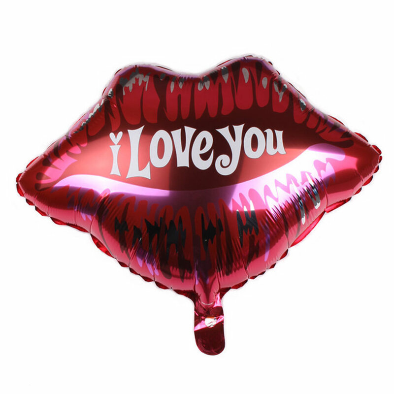 Lips Foil Balloons Valentine Day Ballon Wedding Helium Air Ball Decoration Kids Adult Birthday Gifts Baby Shower Party Supplies