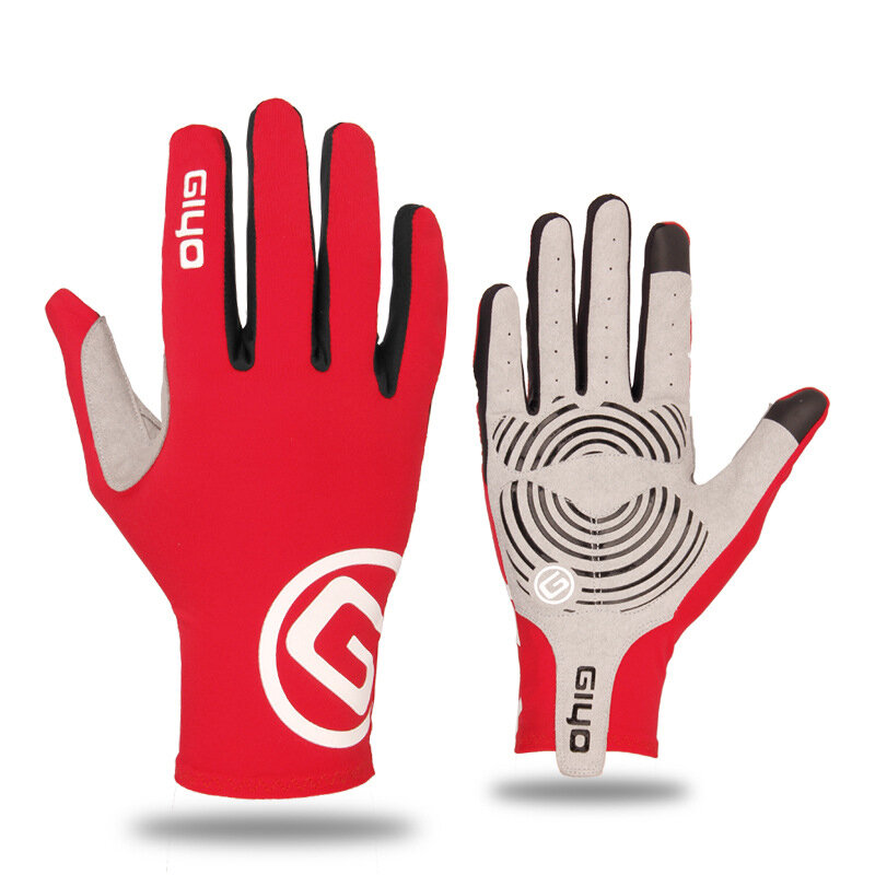 Touch Screen Long Full Fingers Gel Sports Cycling Gloves Anti-slip Women Men MTB Road Bike Riding Racing Gloves