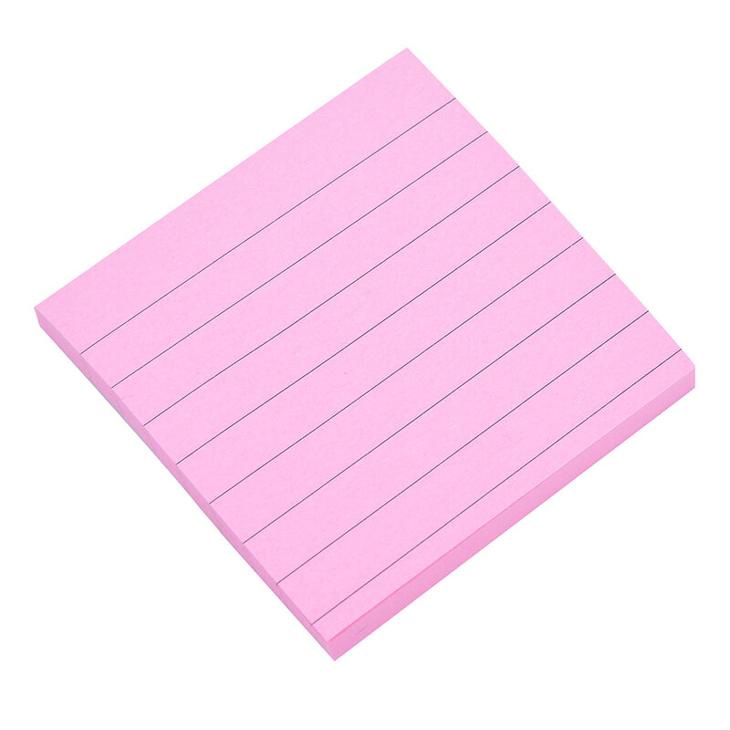 Nova cor soild bloco de memorando diy kawaii papelaria escola conjunto de artigos de papelaria material de escritório bloco de notas bonito pegajoso notas