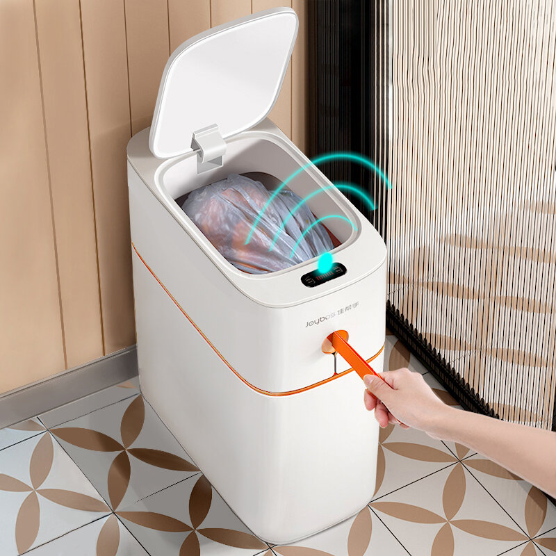 Tempat Sampah Pintar Rumah Cerdas Otomatis Packaing Touchless Limbah Bin Sensor Induksi Ember Sampah untuk Dapur Kamar Mandi
