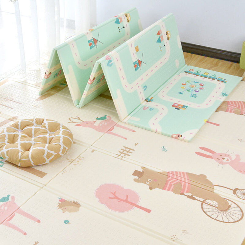 Tapis de jeu Portable pour bébés grand épais XPE ramper tapis de jeu enfants tapis de jeu jouets décoration de la chambre pliant enfants tapis de tapis
