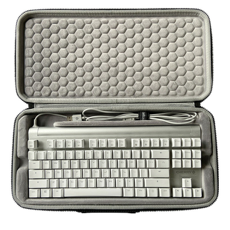 Sarung Kotak Tas Pelindung Penyimpanan Modis untuk Keyboard Mekanis CHERRY MX Board 8.0