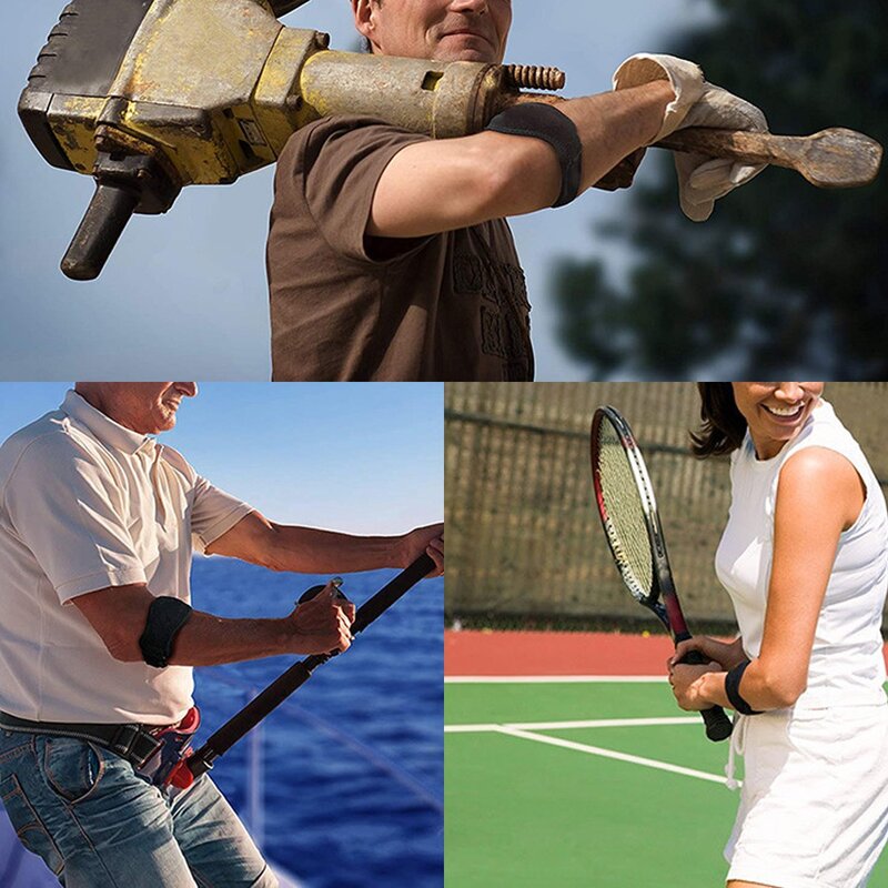 Ochraniacz do gry w tenisa koszykówka Badminton golfowa opaska na łokieć pasek nałokietniki zespół bólu bocznego Epicondylitis Brace