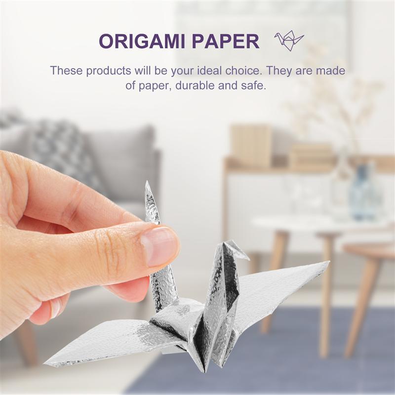 Papel cuadrado de Origami para artesanía a mano, plegable, bricolaje, papel para manualidades, 100 Uds.
