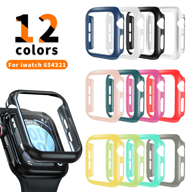 For Polished iWatch Case 4 5 44mm 40mm 42mm 38mm IWatch series apple watch 6 Se 54321 Accessories bumper Protective Shell frame