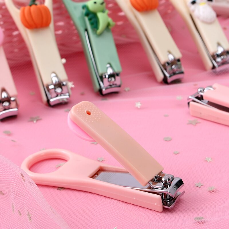 Professional Stainless Steel Nail Clippers Trimmer Cute Cartoon Tool Nail Clippers Colorful Nail Clipper Manicure Pedicure Care