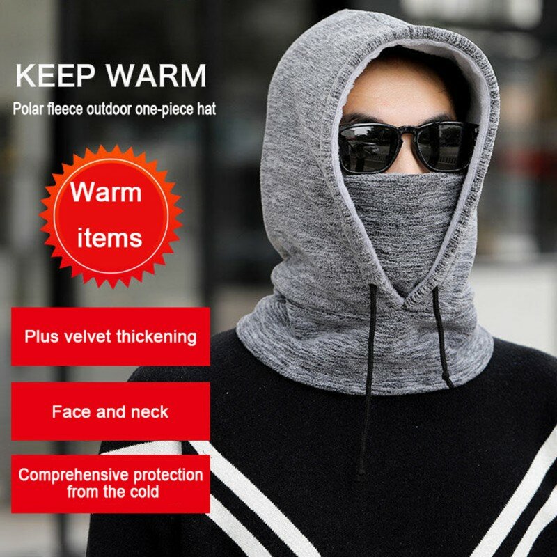 Sally Face-gorro polar térmico con capucha para hombre y mujer, pasamontañas térmico para bicicleta, con cubierta facial cálida, para ejercicio
