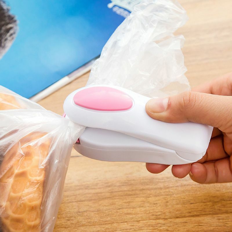 2022 New Mini Hand Pressure Sealing Machine Easy Carry Impulse Seal Packing Impulse Plastic Poly Bag Sealer Clip Fans Household