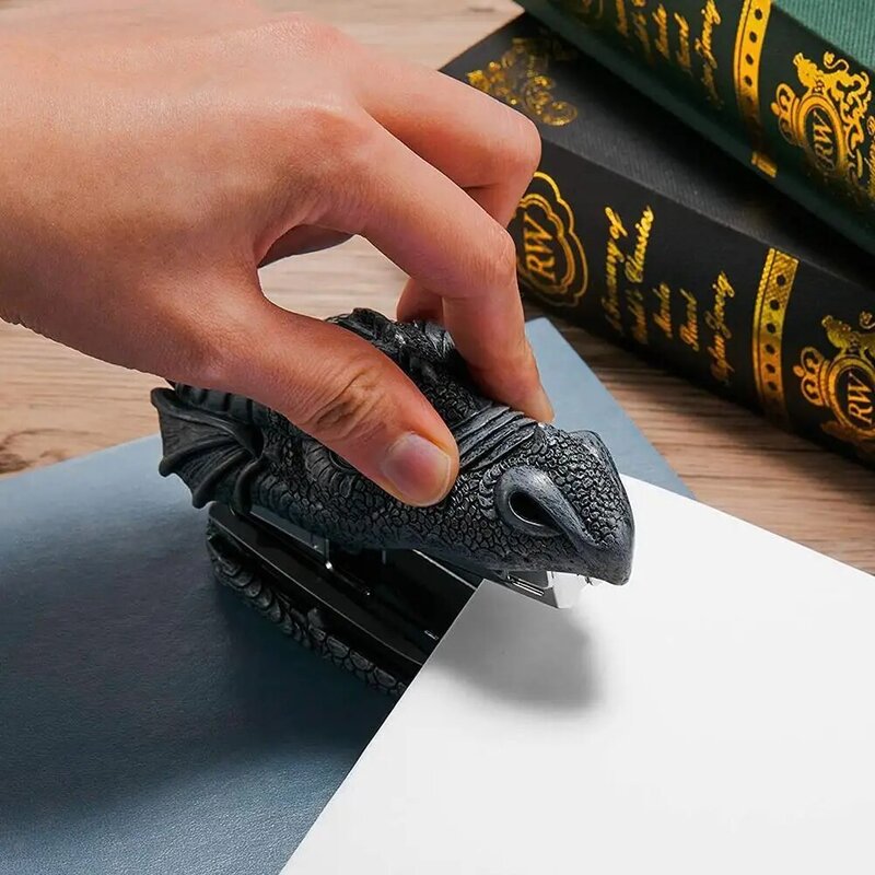 Creative Stapler Practical Stationery Home Craft Desktop Animal Resin Suppies School Office Stationery Decoration X3I0