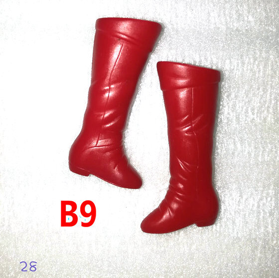 Zapatos raros para muñeca de 6 puntos, accesorios, botas de nieve de 30cm, botas de tacón con borde peludo, gran oferta
