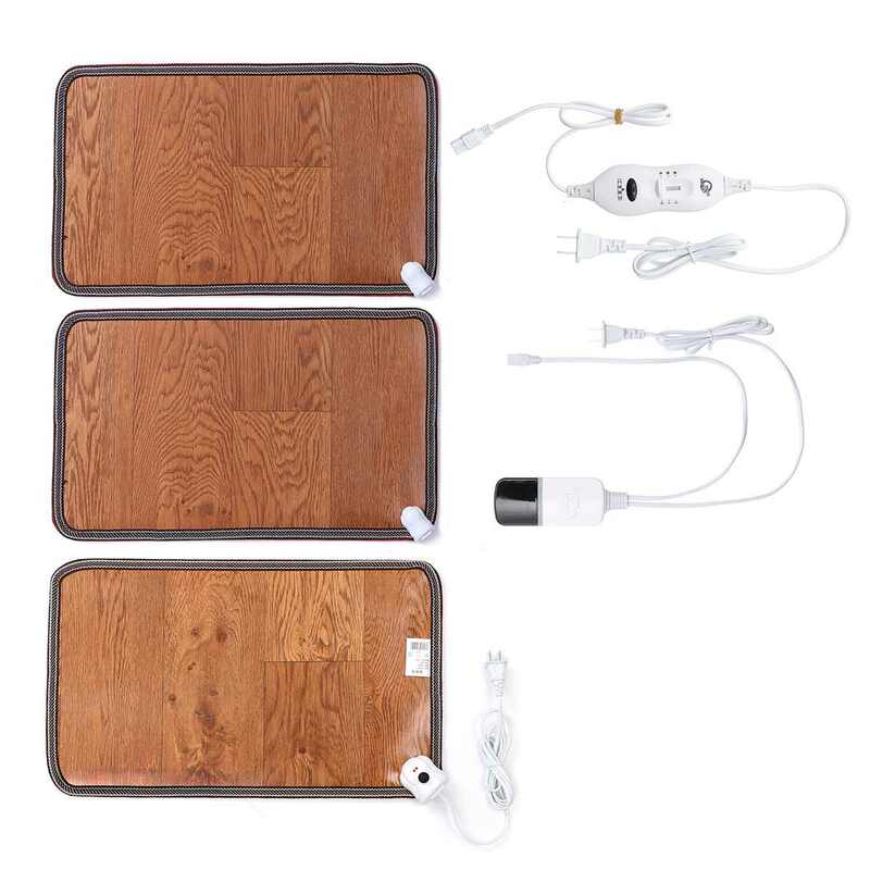 Wholesale Leather Heating Foot Mat Warmer Electric Heating Pads Waterproof Feet Leg Warmer Carpet Thermostat Warming Tools 220V
