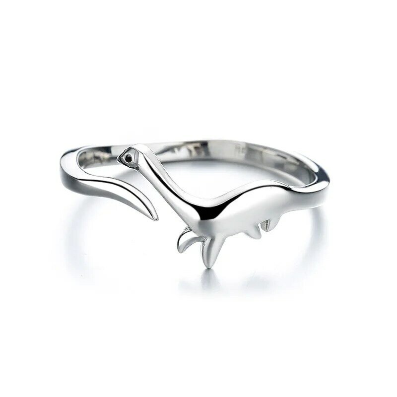 ضفدع جديد خاتم للنساء برونتوصور ستيجوسورس خواتم ديناصور خاتم قابل للتعديل خاتم هدية
