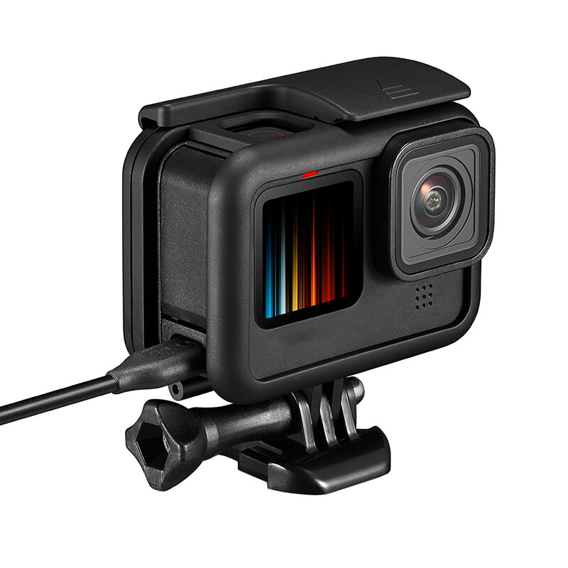 Für GoPro 9 Batterie Side Abdeckung Deckel Abnehmbare Einfache Typ-C Lade Abdeckung Port für Go Pro Hero 9 schwarz Action Kamera Zubehör