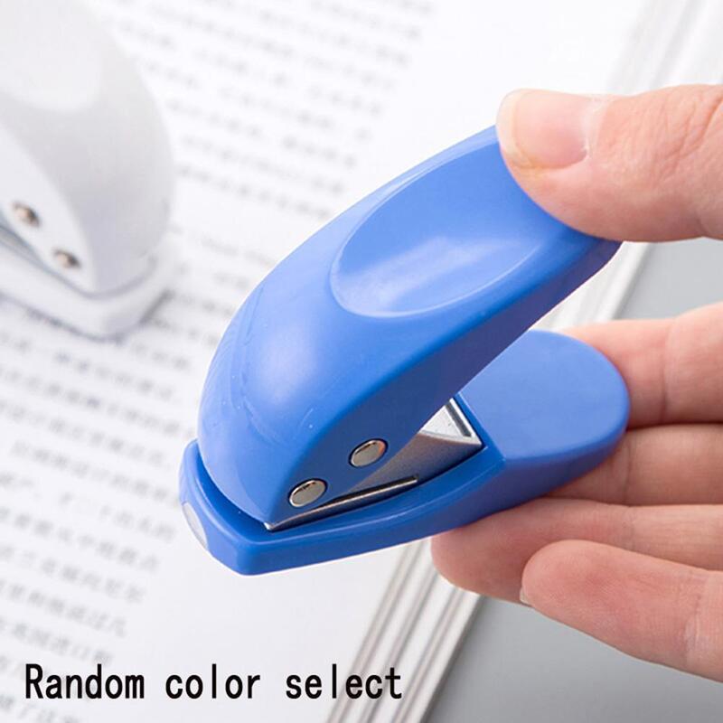 DeLi 1 Pc Mini Card Paper Hole Puncher Craft Circle Punch Puncher Scrapbooking Pattern Hand Paper Hole Office Stationery Ho E7W6