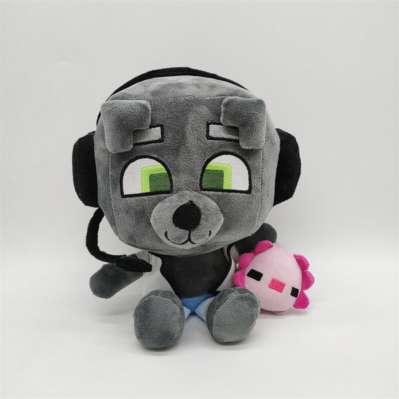 25ซม.Bobicraft Gitd หมาป่าตุ๊กตาตุ๊กตาของเล่นตุ๊กตาสัตว์ของเล่นน่ารักตุ๊กตาตุ๊กตาตุ๊กตาตุ๊กตาของเ...