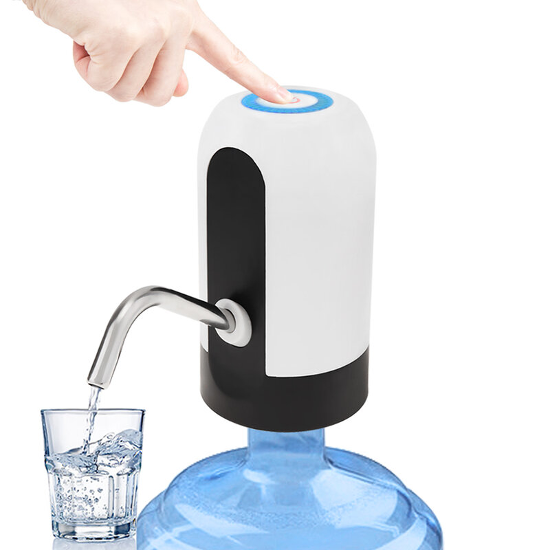 Диспенсер для воды бытовой с USB-зарядкой, автоматический Электрический насос, портативные бутылки для питьевой воды, питьевая посуда, перек...