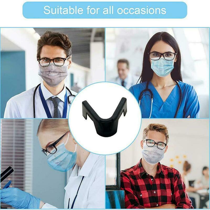 Support de masque en Silicone, Clip pont de nez, lunettes antibrouillard, accessoires Anti-fuite, support de masque