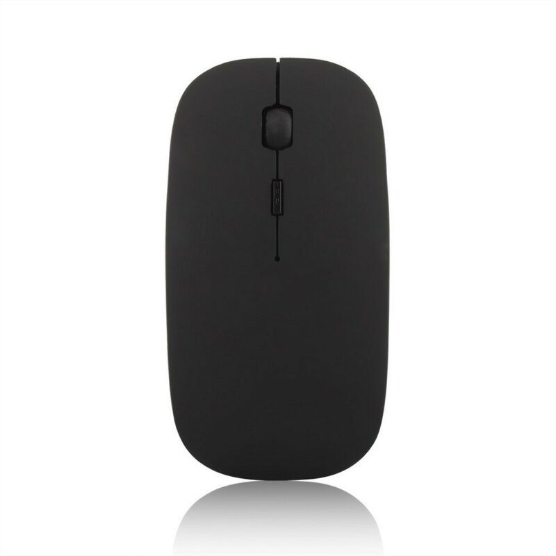 Mouse Nirkabel 2.4G Bebas Bising Kualitas Tinggi 1600 DPI Mouse Komputer Optik USB 2.4G Penerima Mouse Ultratipis untuk Laptop PC