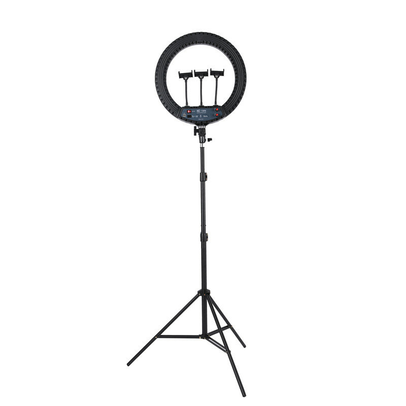 18Inch/44CM Dimmable Selfie With Tripod Makeup Mobile Phone Video Live Fill Light Led Ring Photography Light Ring Flash