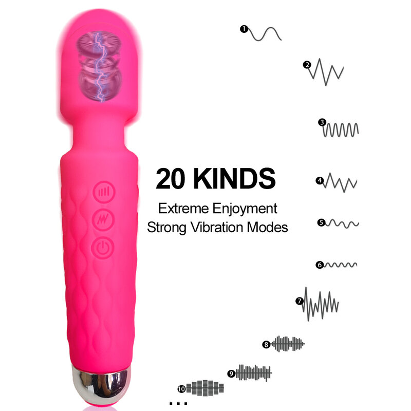 Mini Powerful AV Magic Wand Vibrator Sex Toys for Women Adult G Spot Clitoris Stimulator Dildo Masturbator Massager Sex Toy Shop
