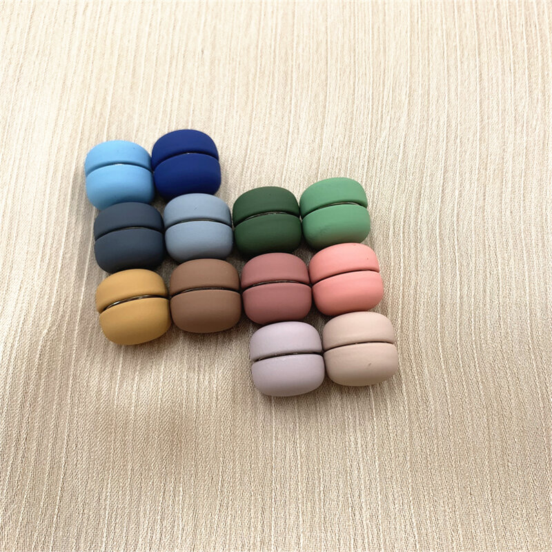 Strong no snag hijabs magnets magnetic shawl brooch   hole pins brooches Magnet for women muslim chiffon scarf accessories