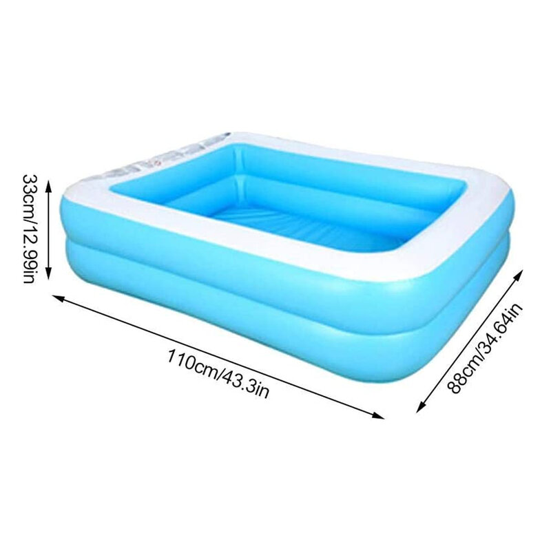 Piscina inflable para niños y adultos, piscina flotante de agua para exteriores, jardín, bañera