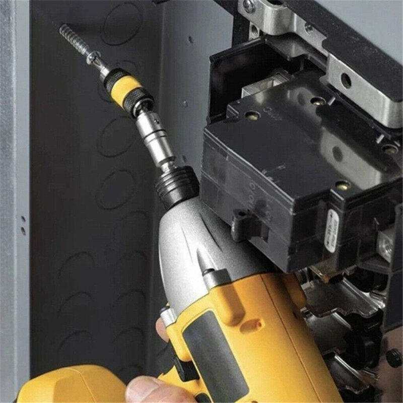 Magnetic Screw Drill Tip Magnetic Screw Drill Tip Quick Change Locking Bit Holder with Spring Release Electric Screwdriver Drill