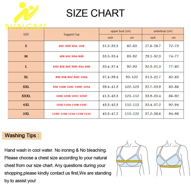NINGMI Plus Größe Sport-Bh für Frauen Gym Fitness Weste Stoßfest Atmungs Yoga Unterwäsche Haken Brassier Crop Top Sportswear