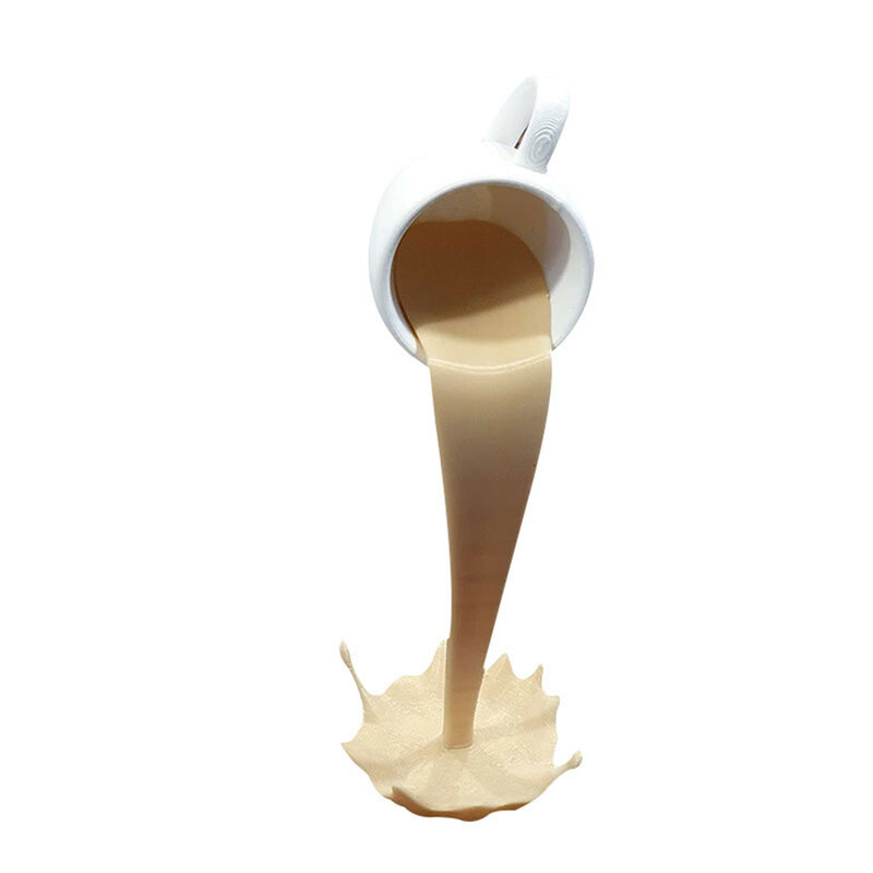 25cm galleggiante rovesciato tazza di caffè scultura cucina Decor rovesciatura magica versare Splash