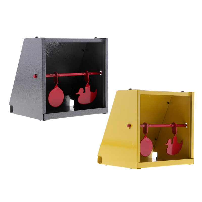 Integrated Shooting Target with Pellet Trap Catcher Stainless Steel Targets for Outdoor Shooting Training Practice
