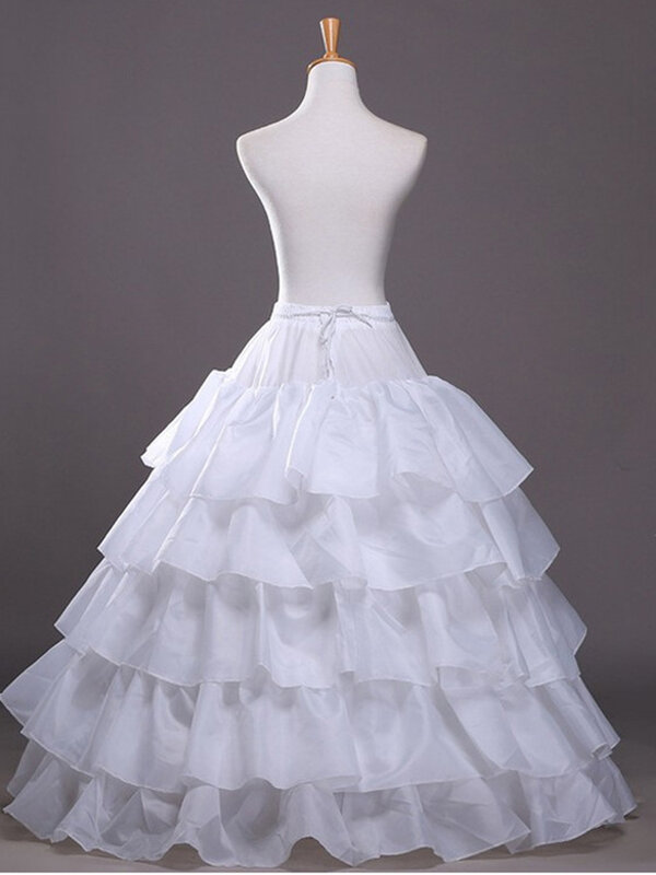 Бальное платье, Нижняя юбка для невесты HS kellion, Пятиярусная Свадебная Нижняя юбка, кринолин