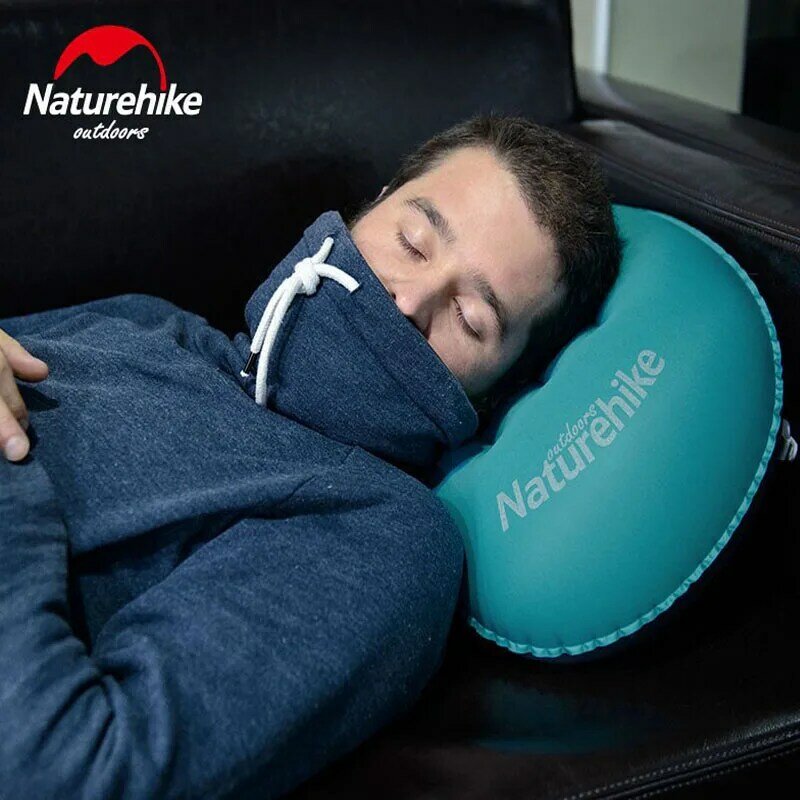 Naturehike-almohada inflable ultraligera para acampar, para senderismo, para dormir, para viaje, al aire libre