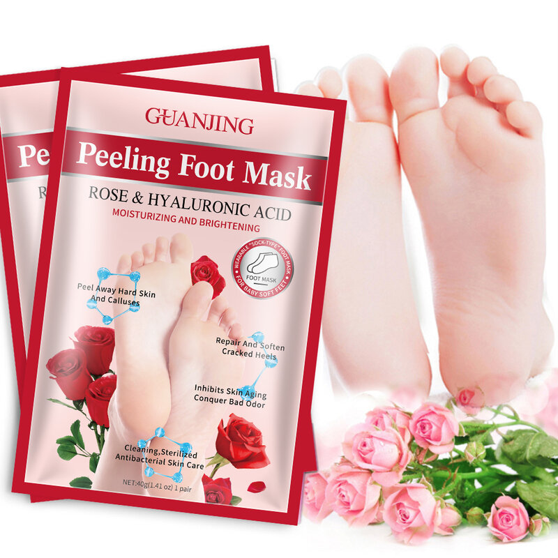 SNOW LADY DISAAR Hand Foot Exfoliating Mask Socks Pedicure Peeling Dead Skin Remover Feet Masks Peel Foot Care Tool Moisturizing