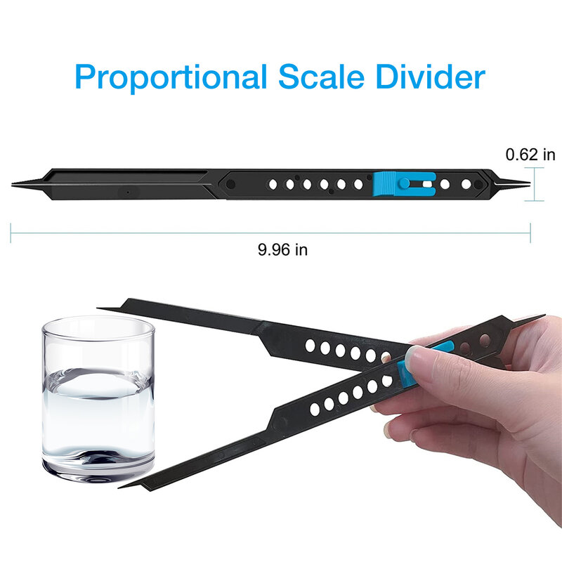 10 Inch Artist Proportional Scale Divider Pantograph Drawing Tool  Rluers Draw Enlarger Reducer Tool for Office School Drawing