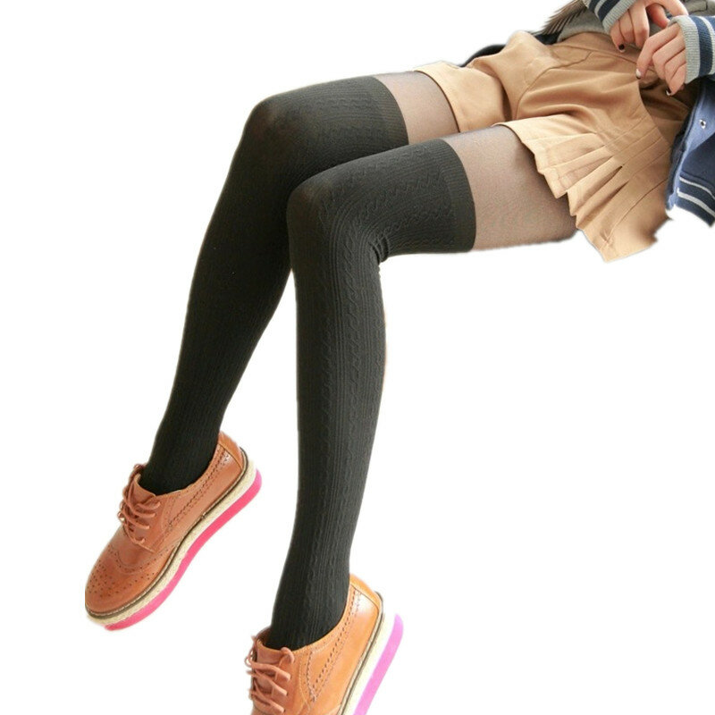 2021 calças justas femininas primavera outono estilo feminino meninas bonito preto torcido joelho meias torcidas meias meia-calça calças femininas pantys