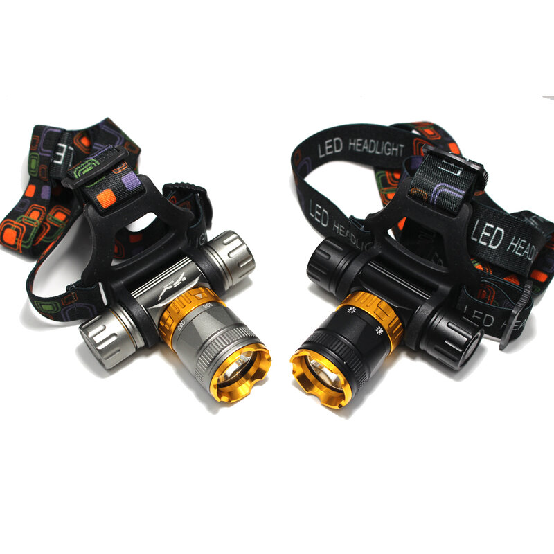new 5000 lumens T6 Diving head lamp Waterproof Headlight Led Lighting LED Headlamp Torch+1*18650 battery + AC/charger